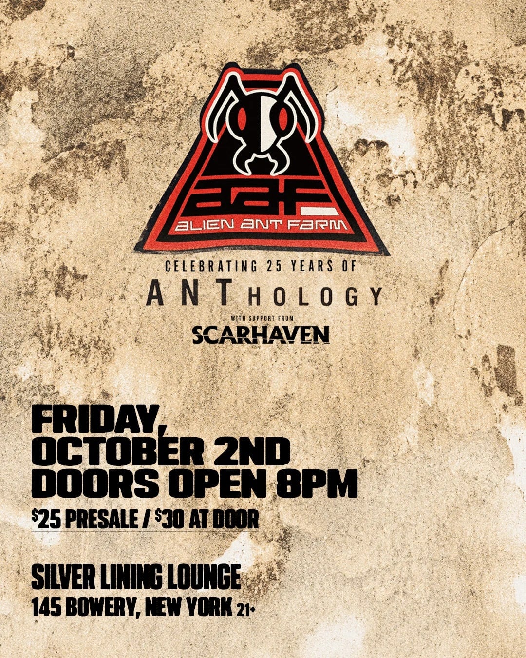 10/2/2026 – Alien Ant Farm – Silver Lining Lounge