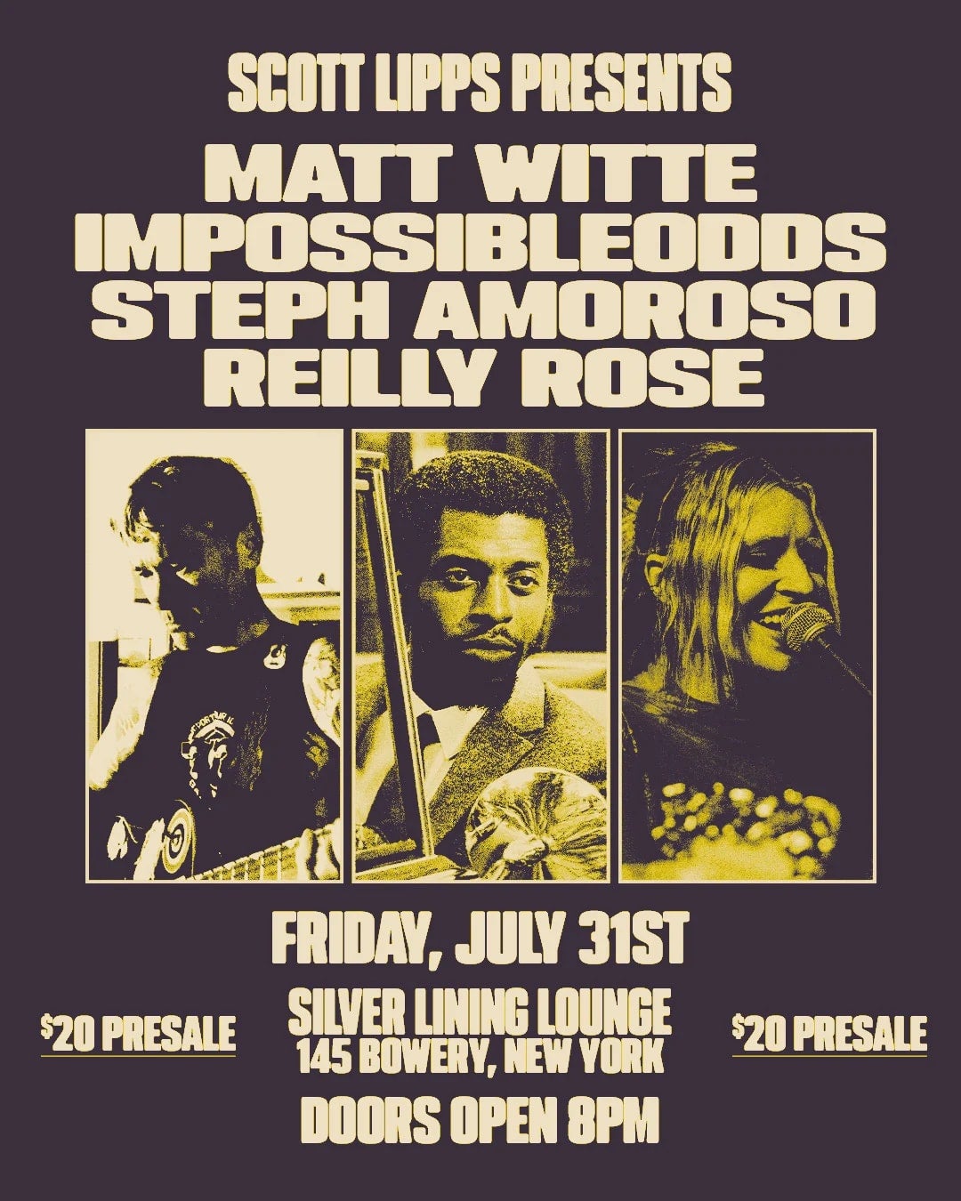 Matt Witte, Impossibleodds, Steph Amoroso, Reilly Rose