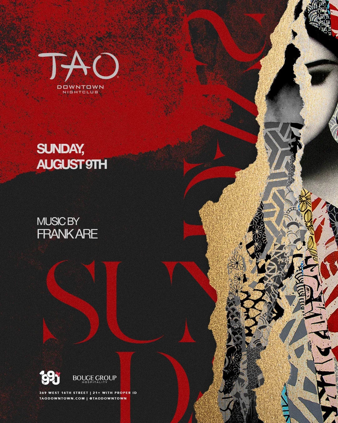 8/9/2026 – Frank Are – TAO Downtown Nightclub