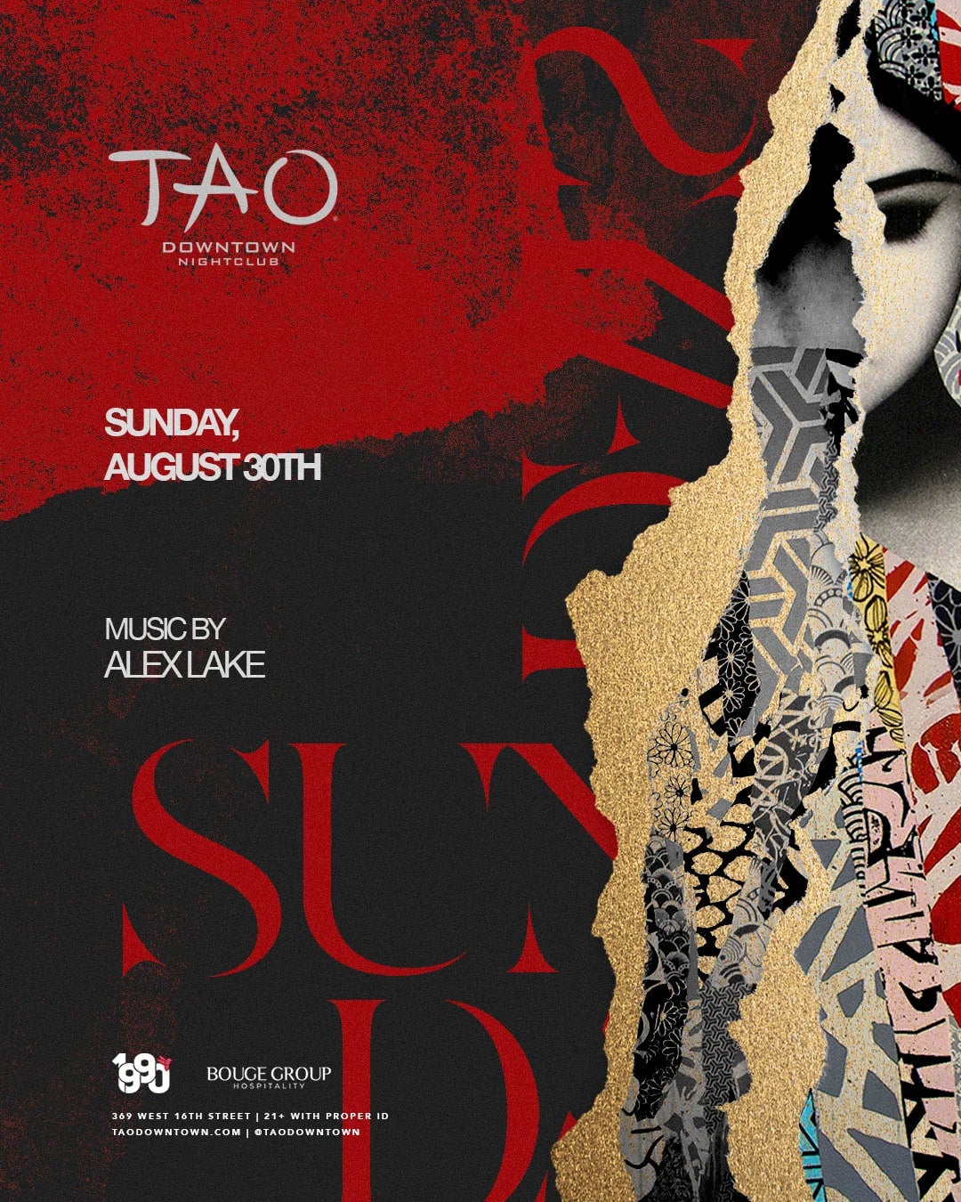 8/30/2026 – Alex Lake – TAO Downtown Nightclub