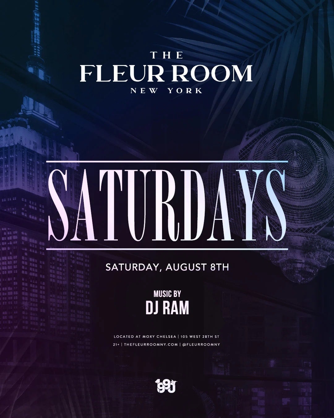 8/8/2026 – DJ Ram – The Fleur Room