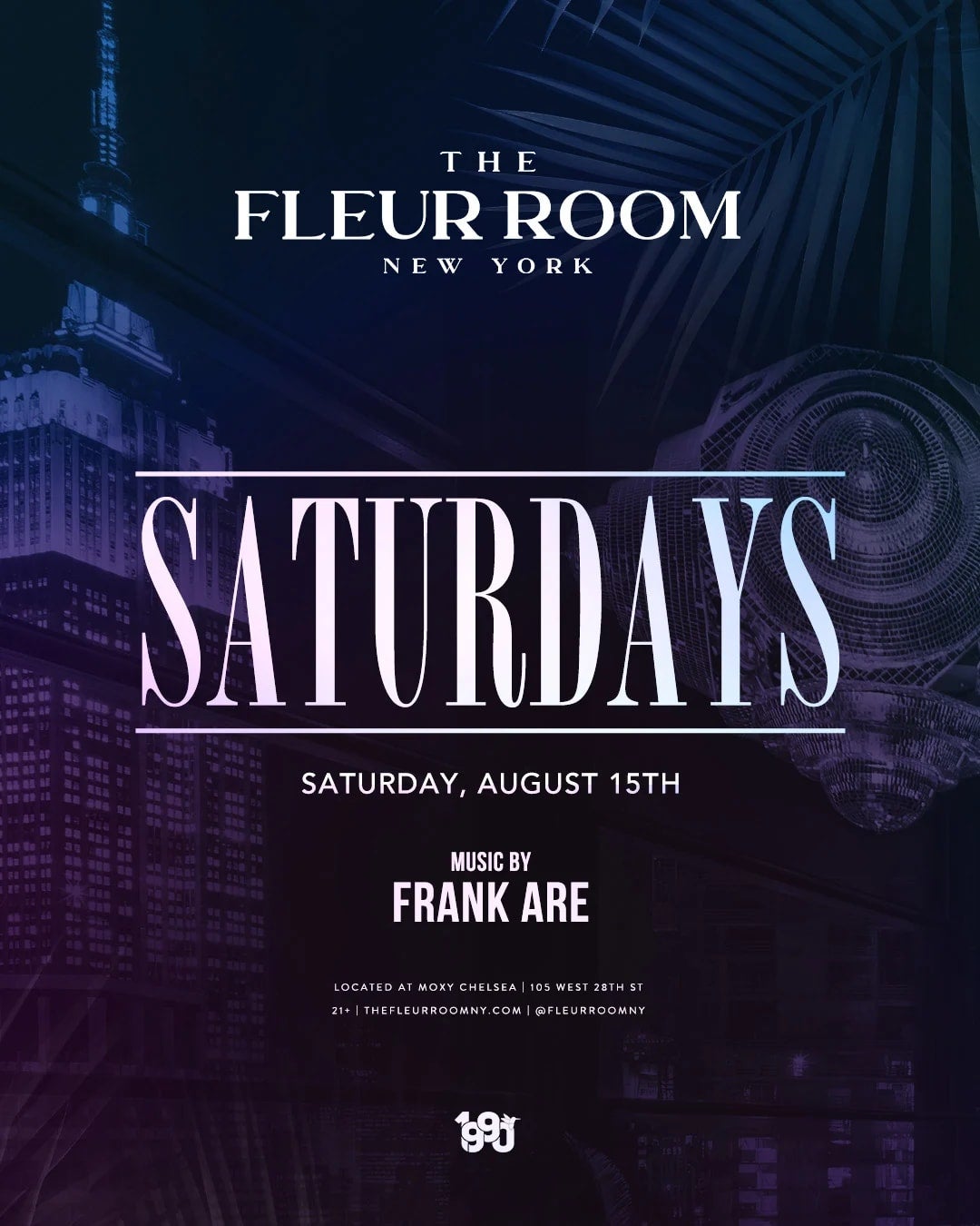 8/15/2026 – Frank Are – The Fleur Room