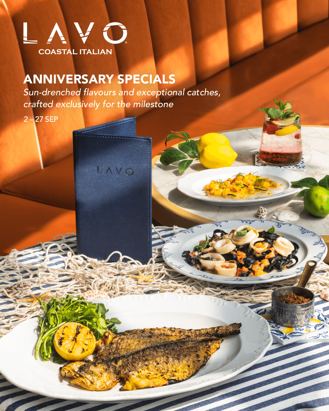 anniversary specials at LAVO