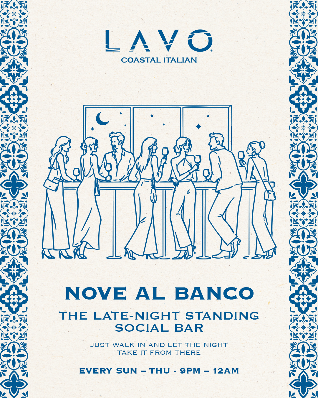 nove al banco