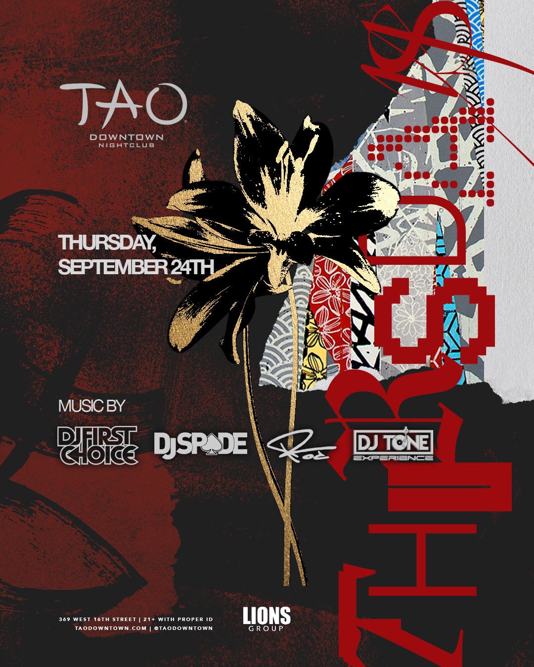 9/24/2026 – First Choice – TAO Downtown Nightclub