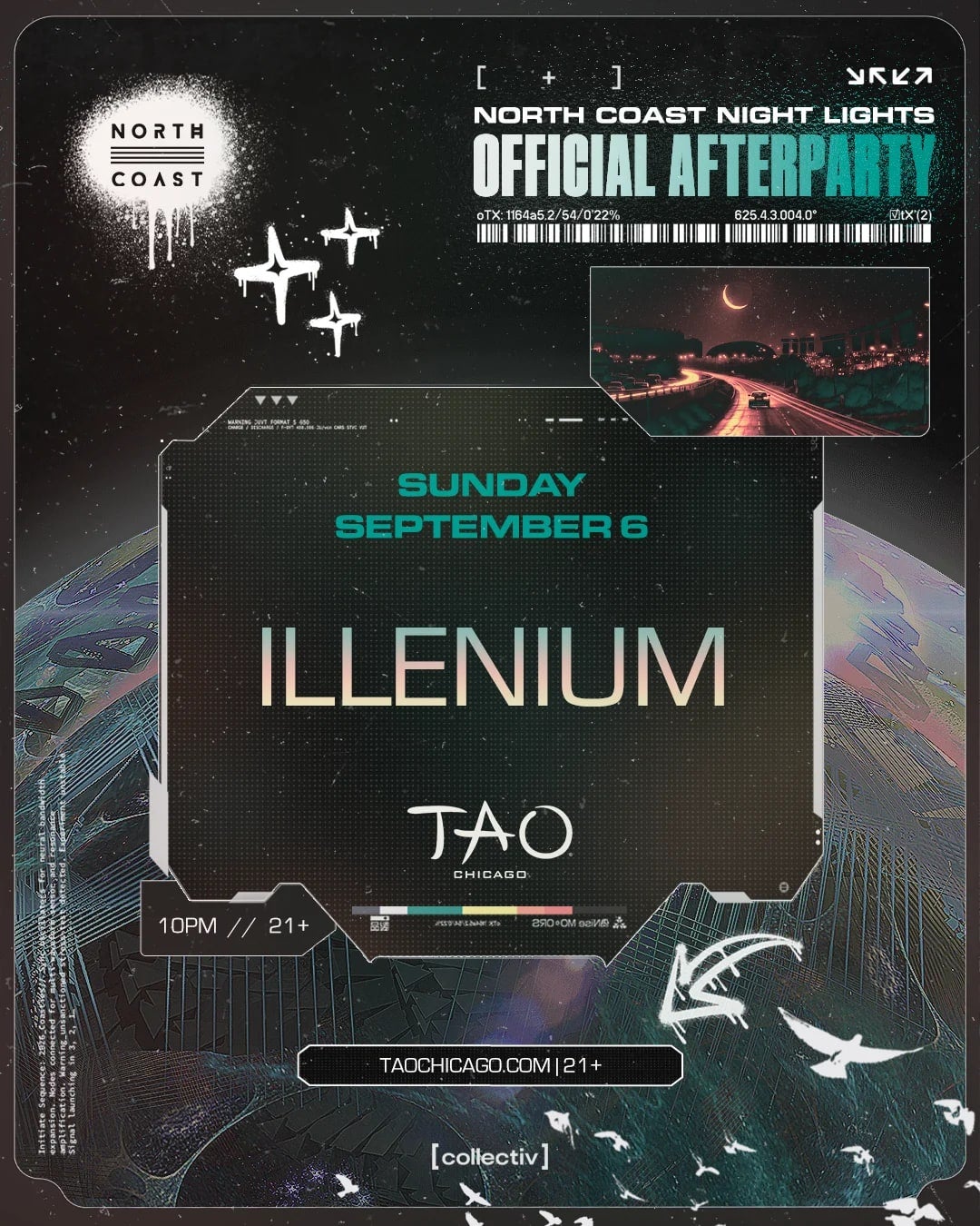9/6/2026 – North Coast Night Lights ft. ILLENIUM – TAO Nightclub