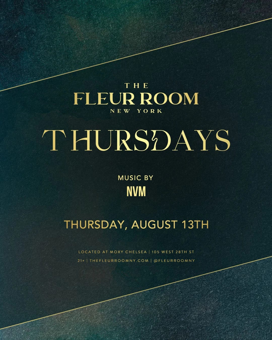 8/13/2026 – Thursdays – The Fleur Room