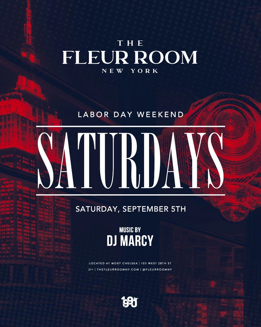 9/5/2026 – DJ Marcy | LDW – The Fleur Room