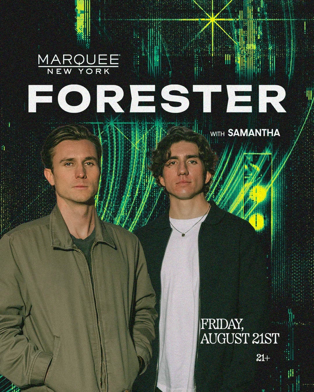 8/21/2026 – Forester (DJ Set) – Marquee