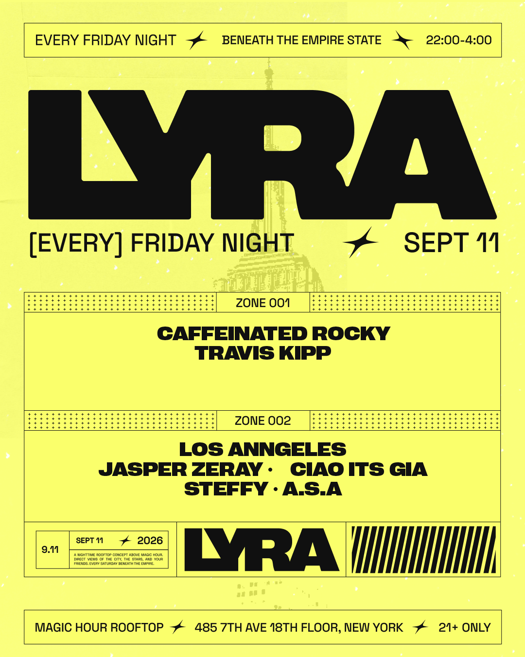 9/11/2026 – Lyra Rooftop Party | Fridays  – Magic Hour Rooftop