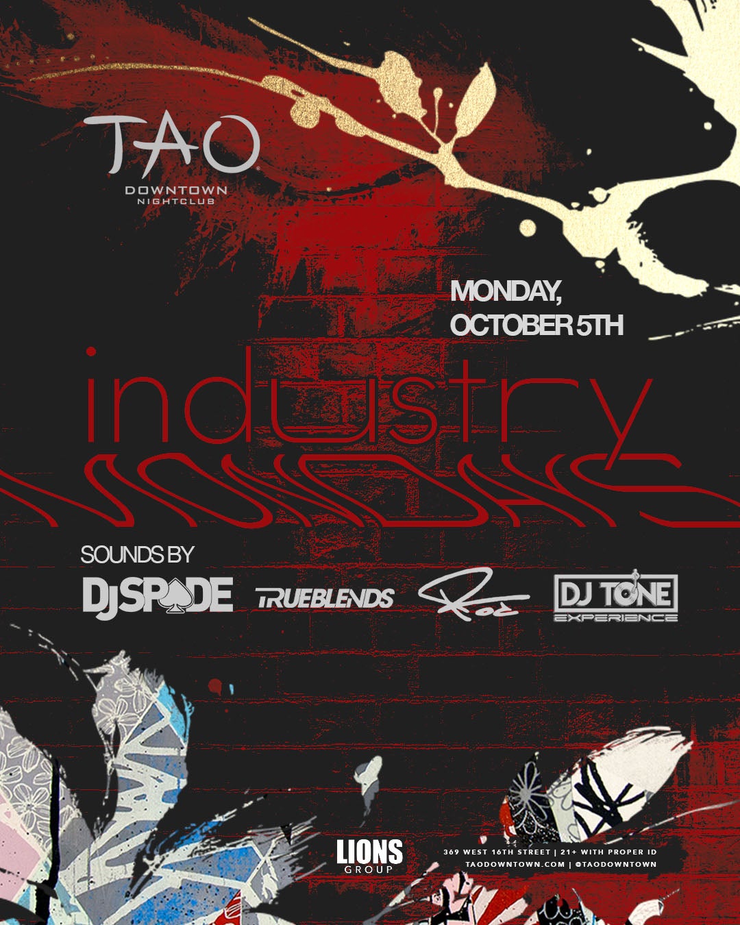 10/5/2026 – Spade – TAO Downtown Nightclub