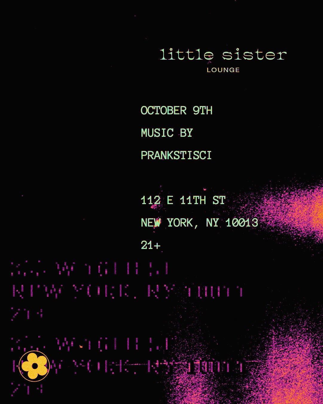 10/9/2026 – Prankstisci – Little Sister Lounge