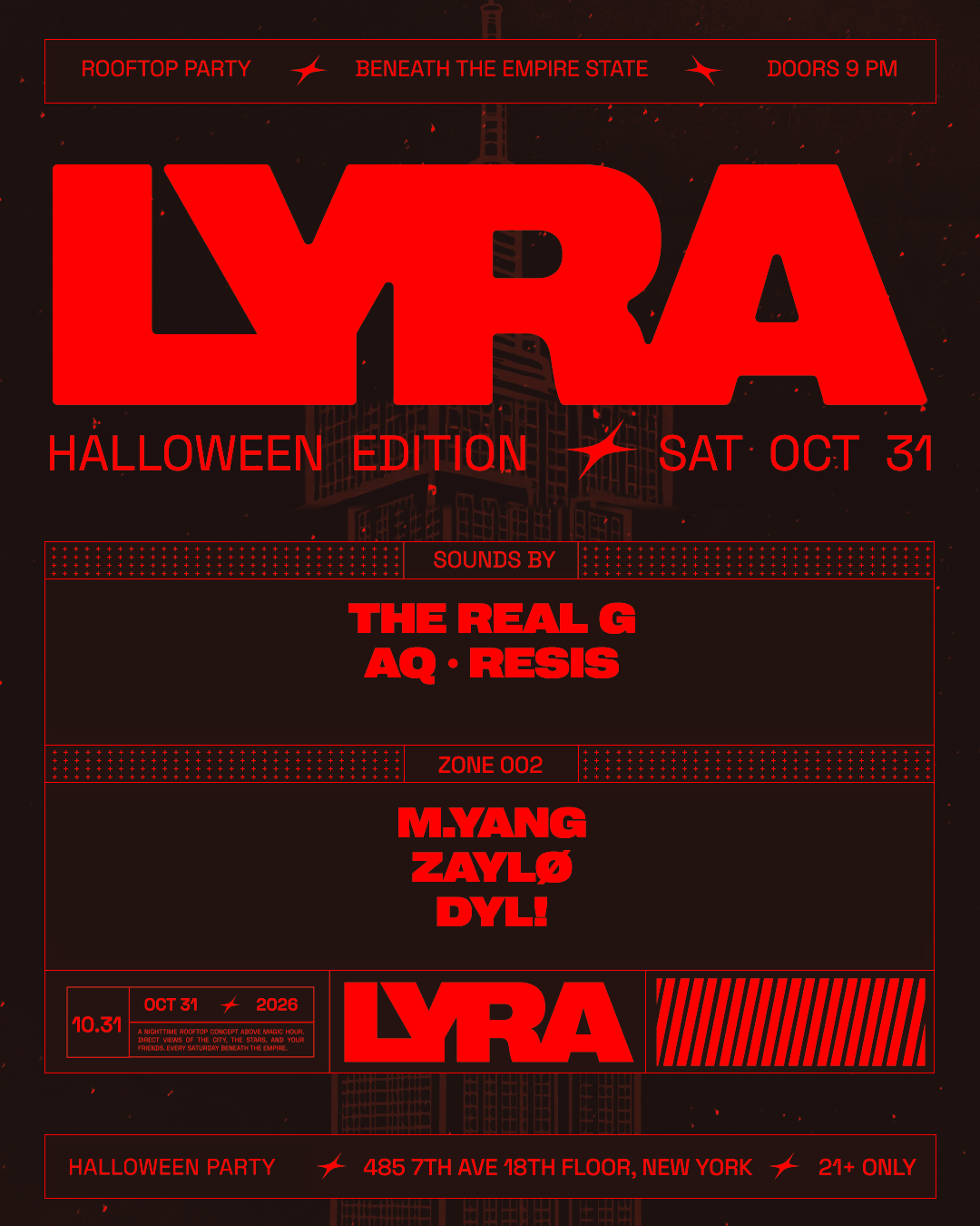 10/31/2026 – Halloween Weekend – Magic Hour Rooftop