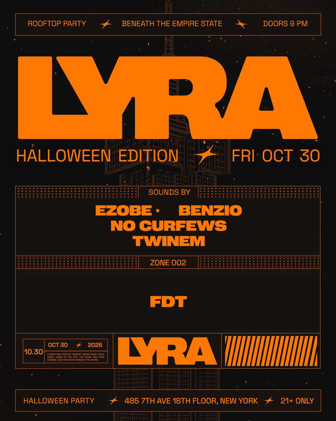 10/30/2026 – Halloween Weekend – Magic Hour Rooftop