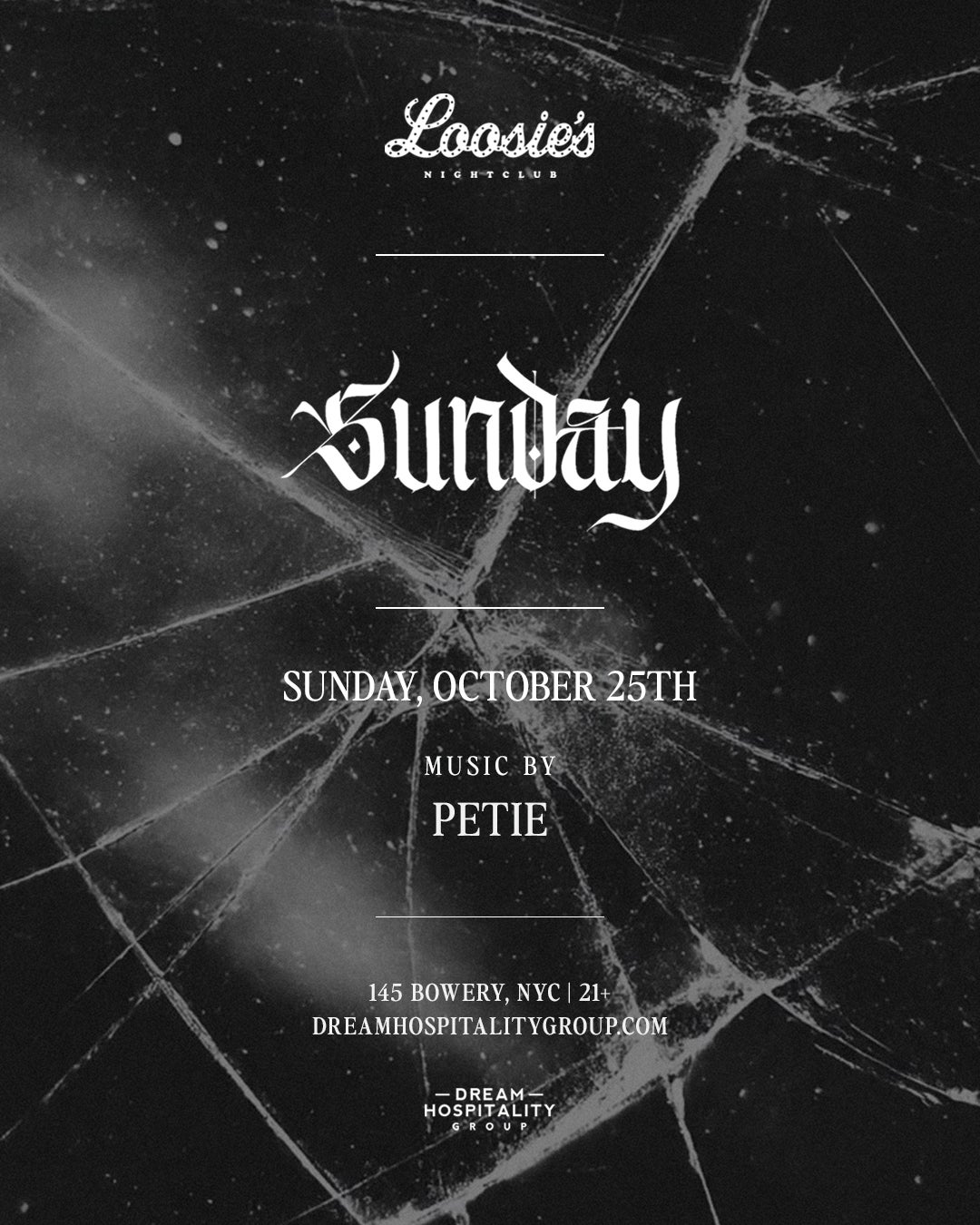 10/25/2026 – Sunday Night – Loosie’s Nightclub
