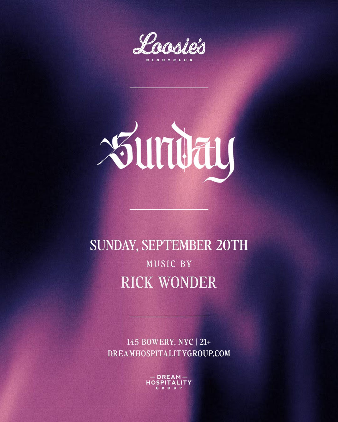 9/20/2026 – Sunday Night – Loosie’s Nightclub