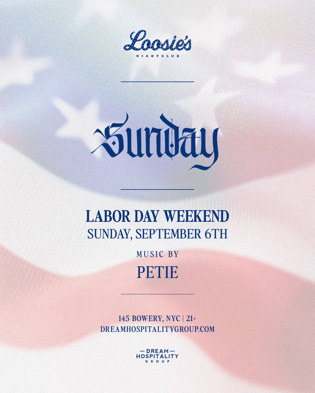 9/6/2026 – Sunday Night – Loosie’s Nightclub