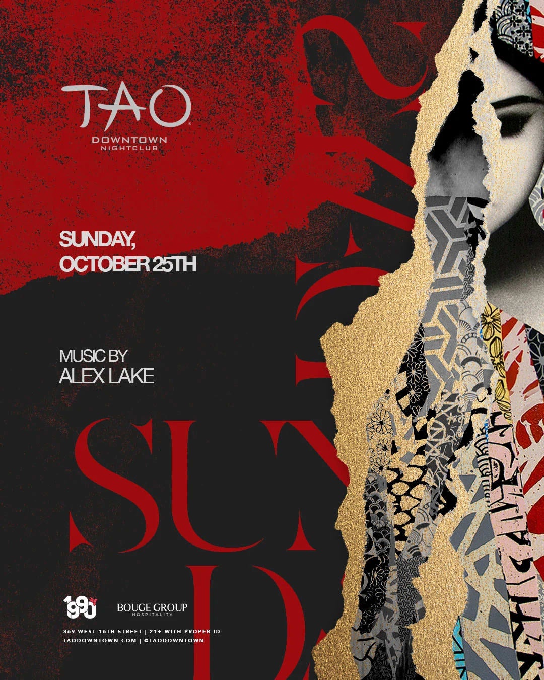 10/25/2026 – Alex Lake – TAO Downtown Nightclub