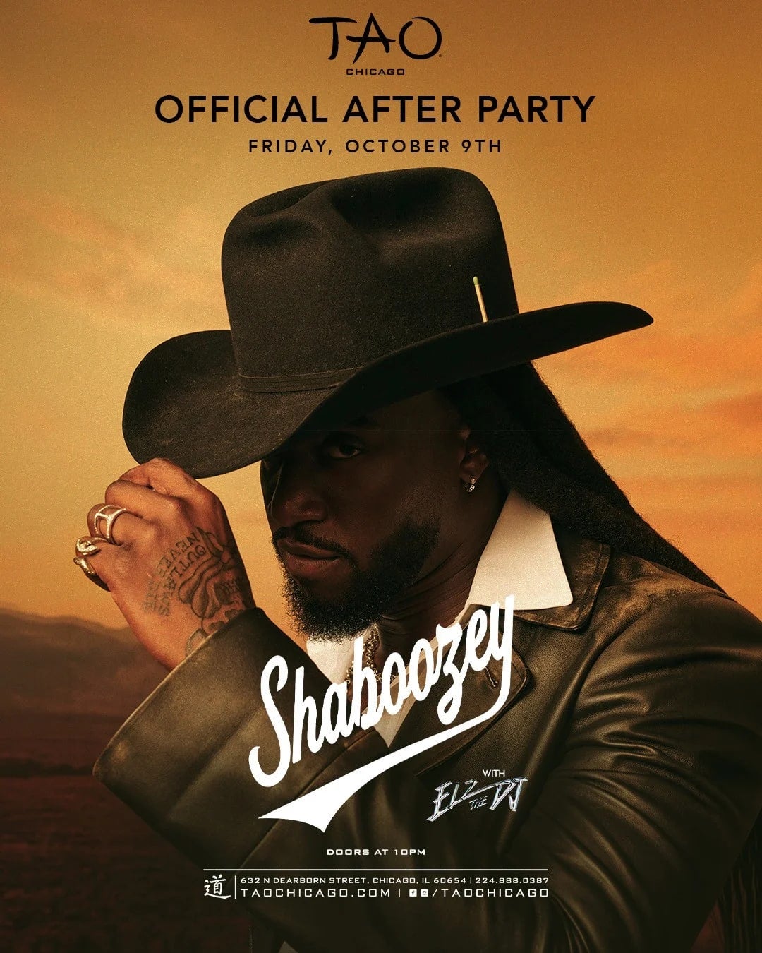 10/9/2026 – Shaboozey – TAO Nightclub