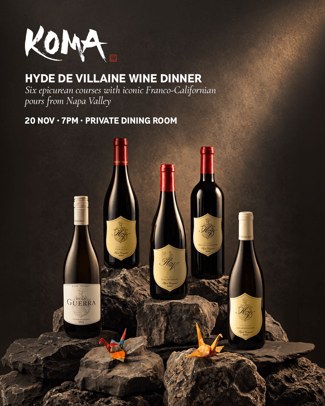 Hyde de Villaine Wine Dinner