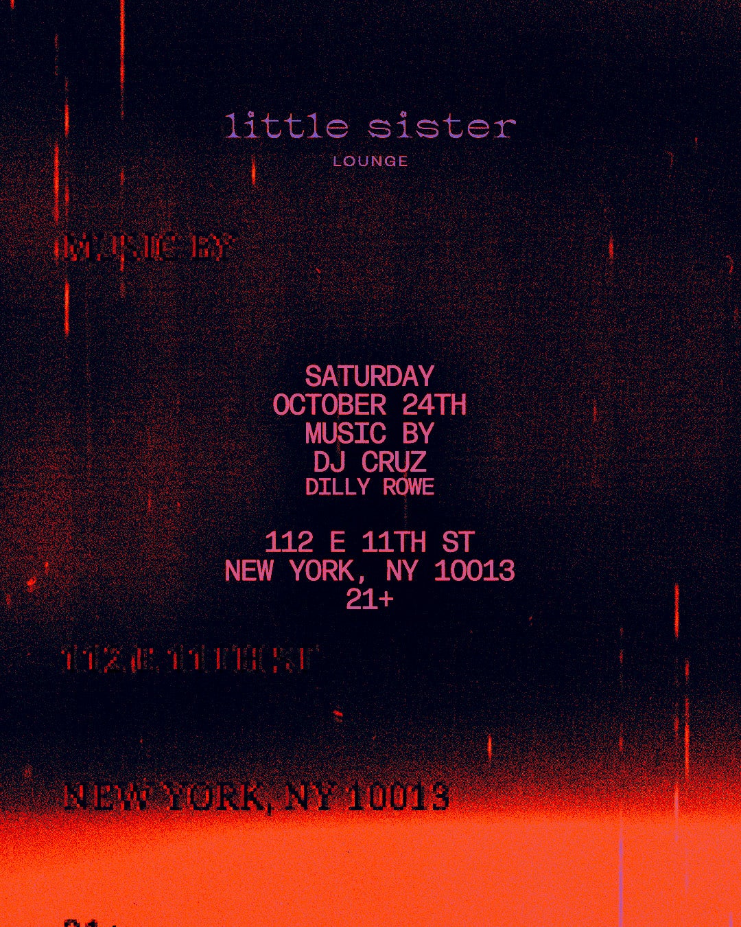 10/24/2026 – Saturdays – Little Sister Lounge