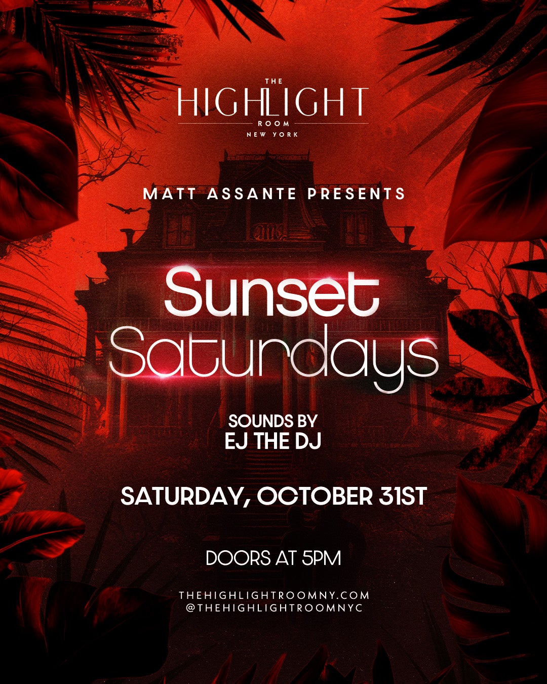 10/31/2026 – EJ The DJ – The Highlight Room